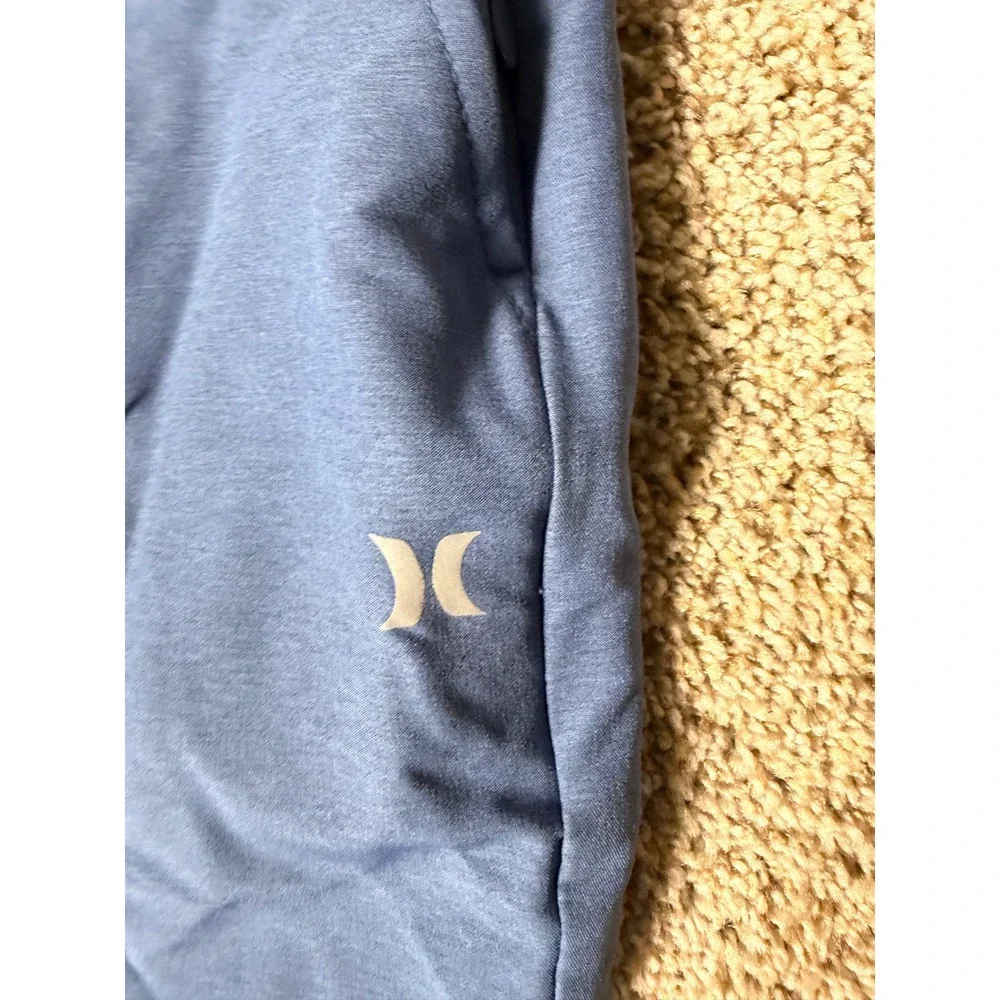 Hurley Mens Dri-FIT Hybrid Walk Shorts Blue Size 32 Heathered Boardshorts